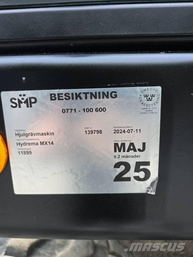 Hydrema MX 14 Bageri točkaši