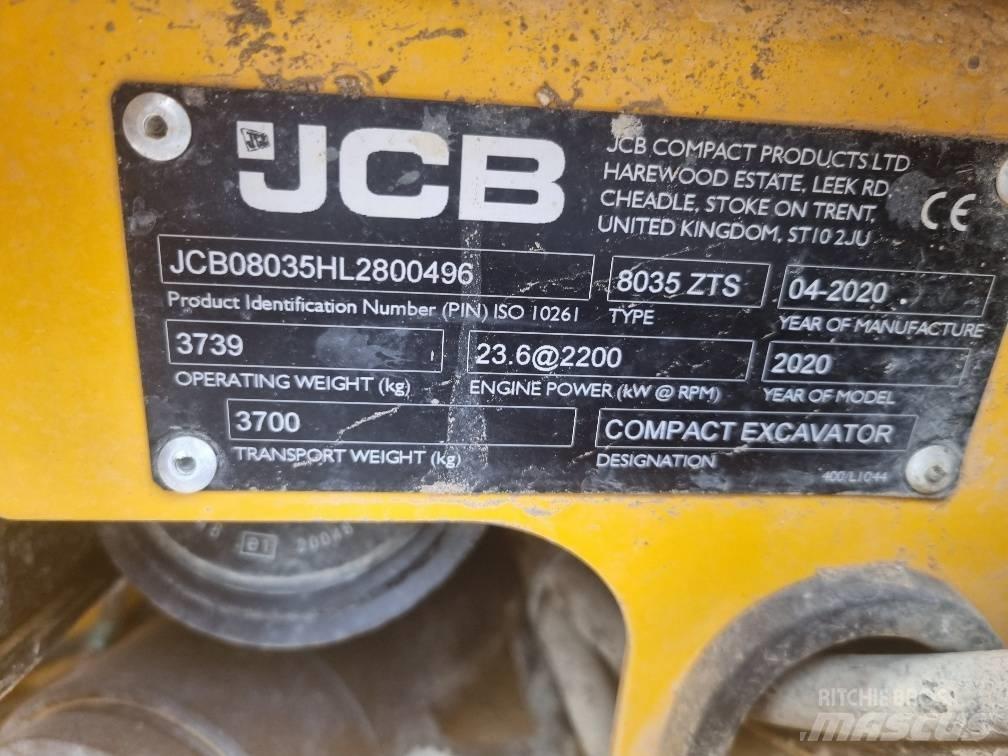JCB 8035 ZTS Mini bageri < 7t