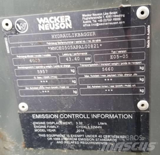 Wacker Neuson 6003 Bageri guseničari