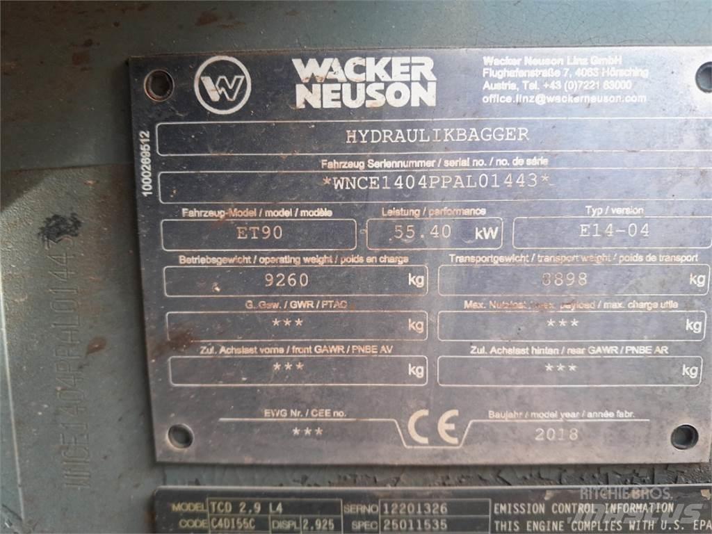 Wacker Neuson ET90 Mini bageri < 7t