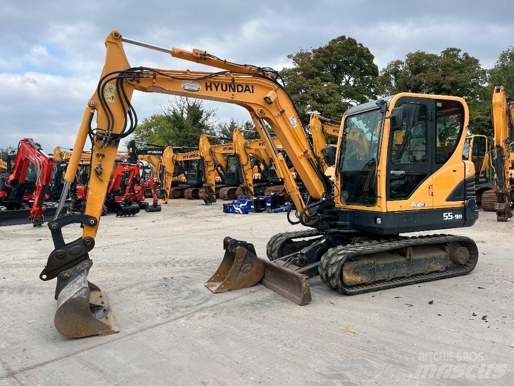 Hyundai R55-9A Mini bageri < 7t