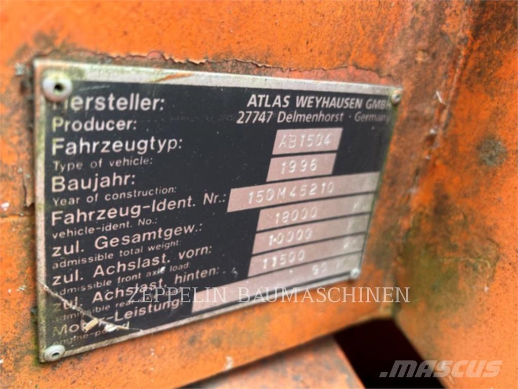 Atlas 1504 Bageri točkaši