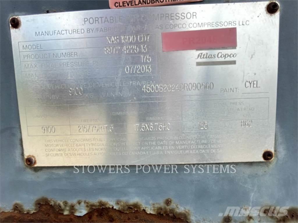 Atlas Copco XAS1800 Polovna mašina za sušenje kompresivnim vazduhom