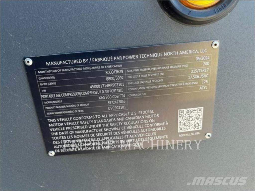 Atlas Copco XAS950CD Kompresori