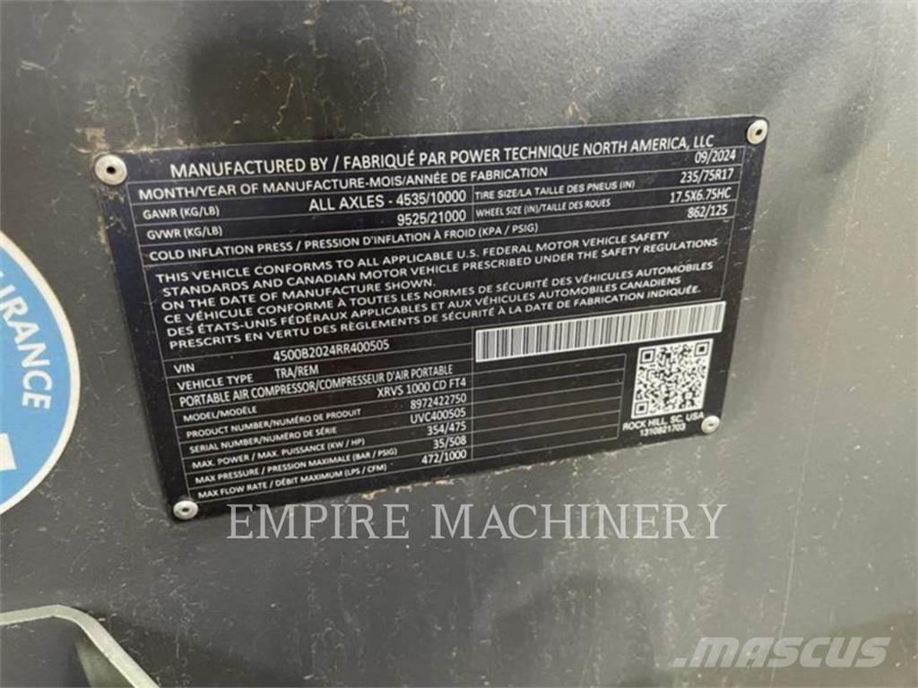 Atlas Copco XRVS1000CD Kompresori