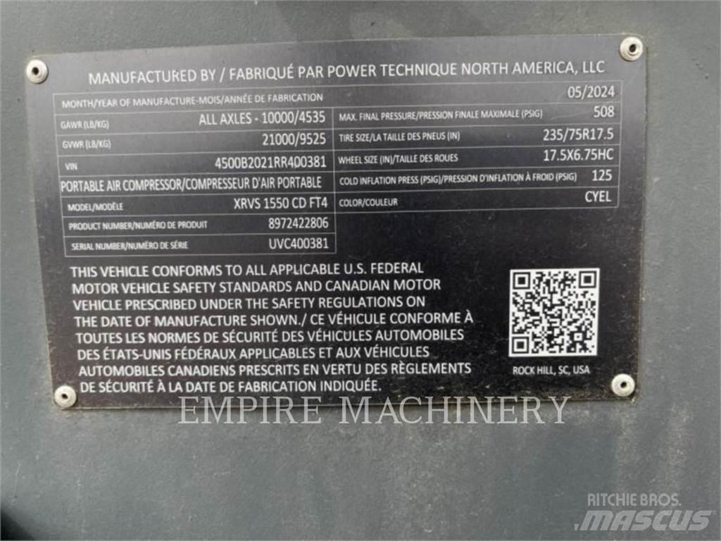 Atlas Copco XRVS1550CD Kompresori