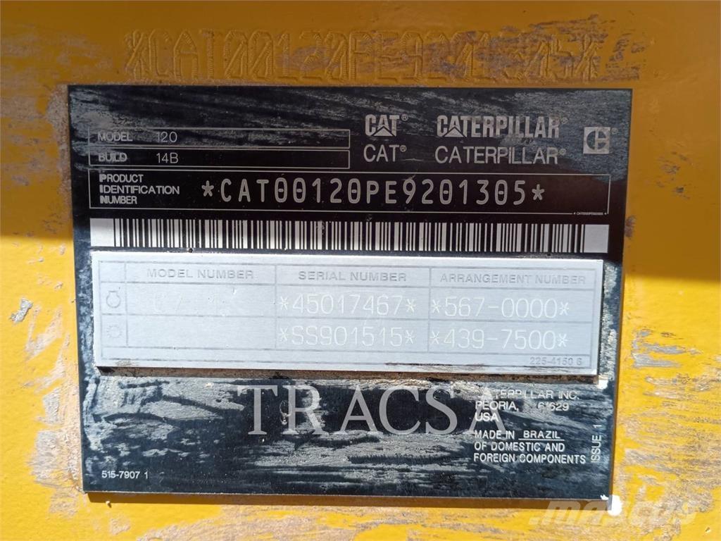 CAT 120 Grejderi