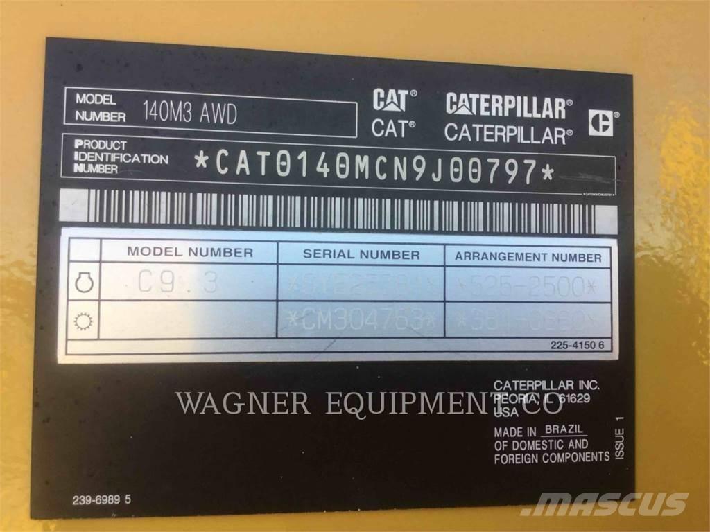 CAT 140M3 AWD Grejderi