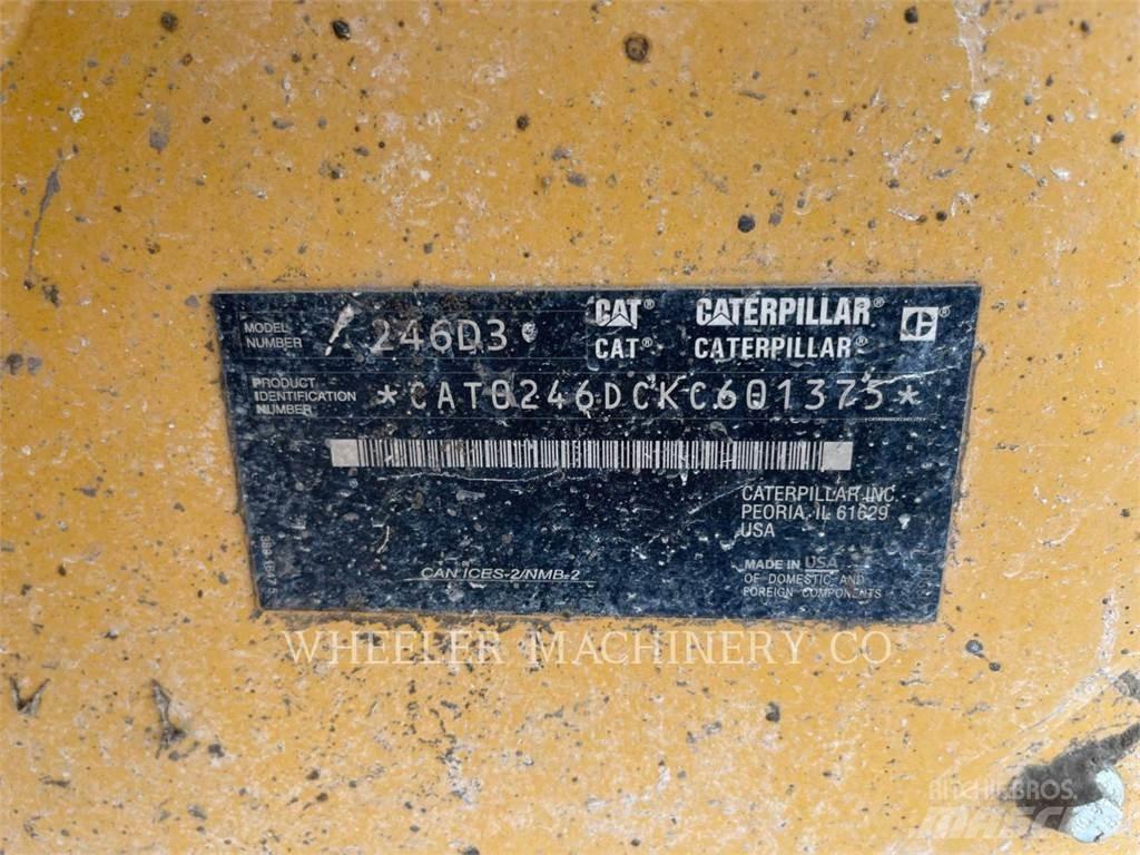 CAT 246D3 C3H2 Skid steer mini utovarivači