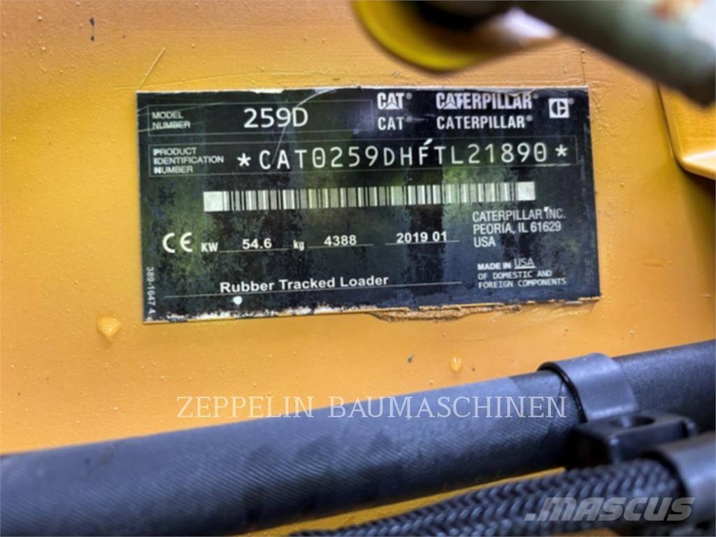 CAT 259D Skid steer mini utovarivači