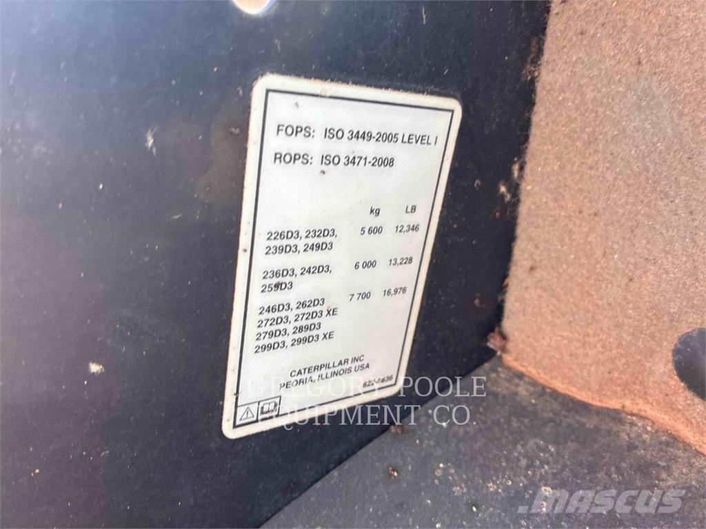 CAT 259D3 Utovarivaču guseničara