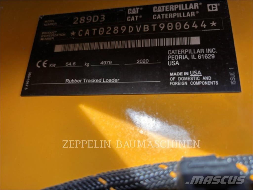 CAT 289D Skid steer mini utovarivači