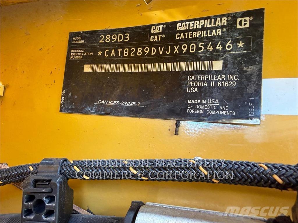 CAT 289D3 Utovarivaču guseničara