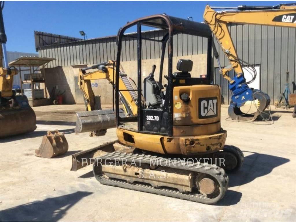 CAT 302.7D CR Bageri guseničari