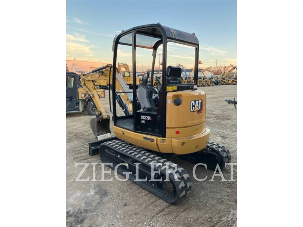 CAT 302.7DCR Bageri guseničari