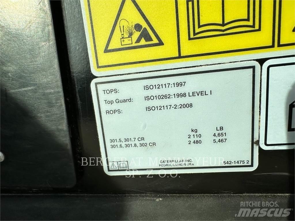 CAT 302CR Bageri guseničari