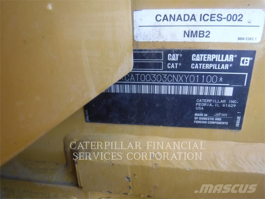 CAT 303-07CR Bageri guseničari