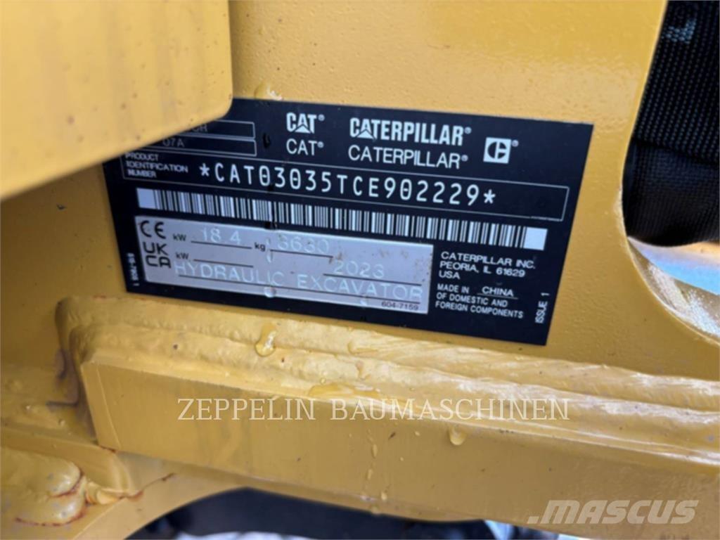 CAT 303.5CR-07 Bageri guseničari