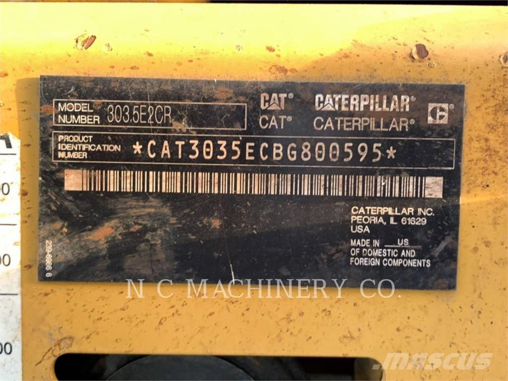 CAT 303.5E2CRN Bageri guseničari