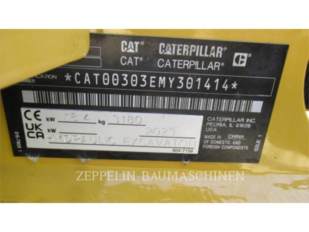 CAT 303CR-07A Bageri guseničari