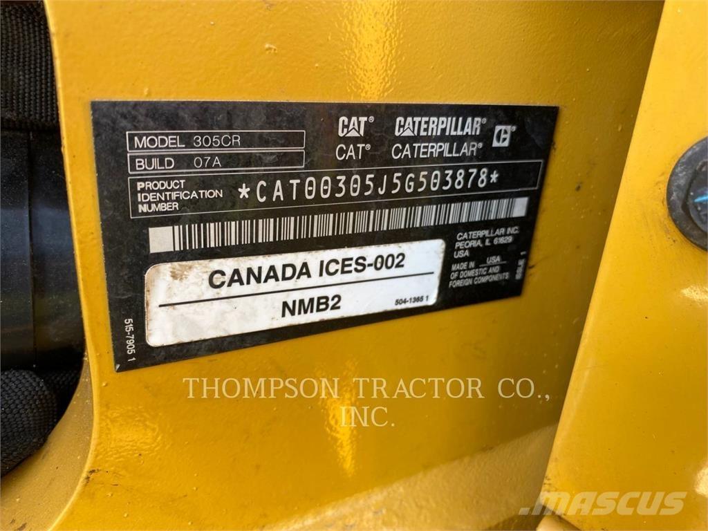 CAT 305 CR Bageri guseničari