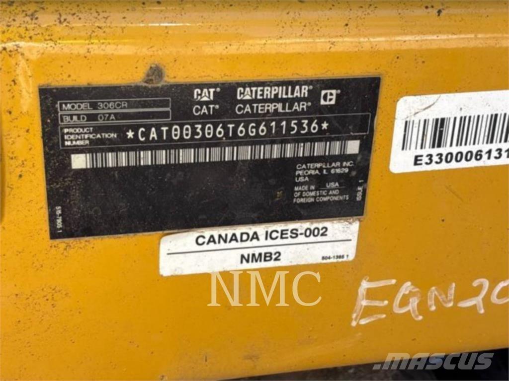 CAT 306-07CR Bageri guseničari