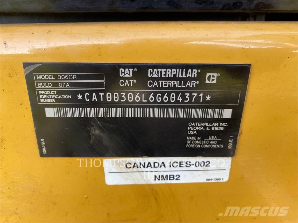CAT 306CR Bageri guseničari