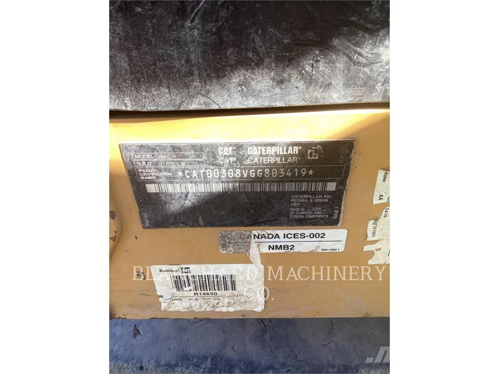 CAT 308CR Bageri guseničari