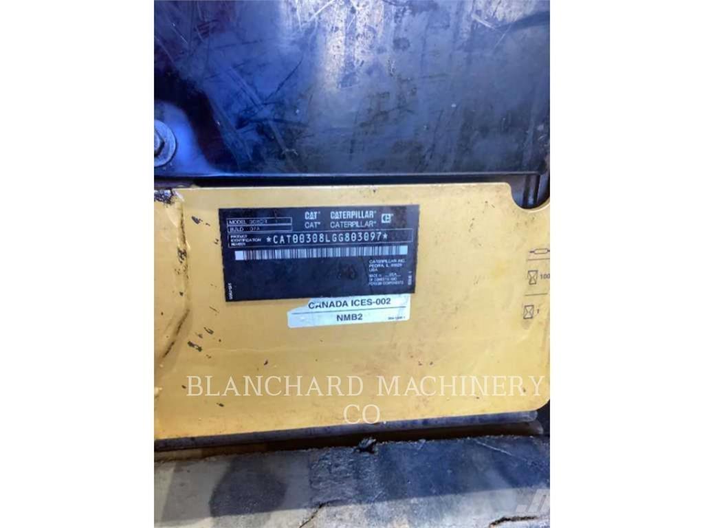 CAT 308CR Bageri guseničari