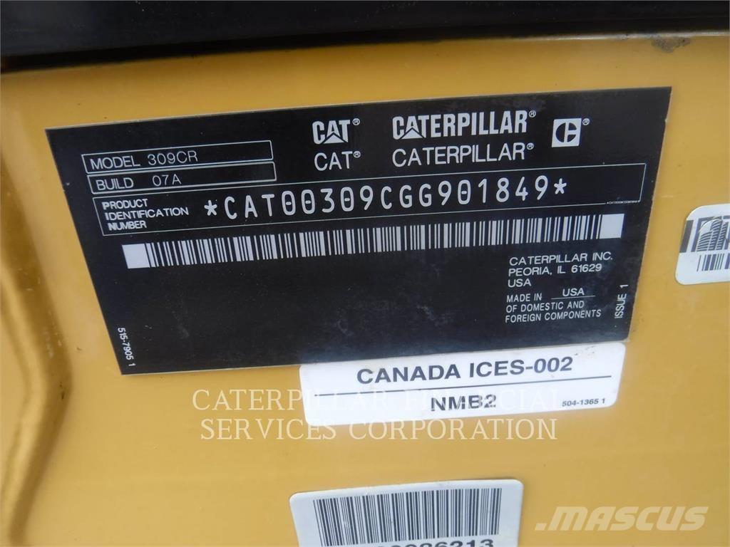 CAT 309-07CR Bageri guseničari