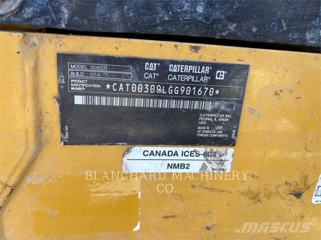 CAT 309CR Bageri guseničari