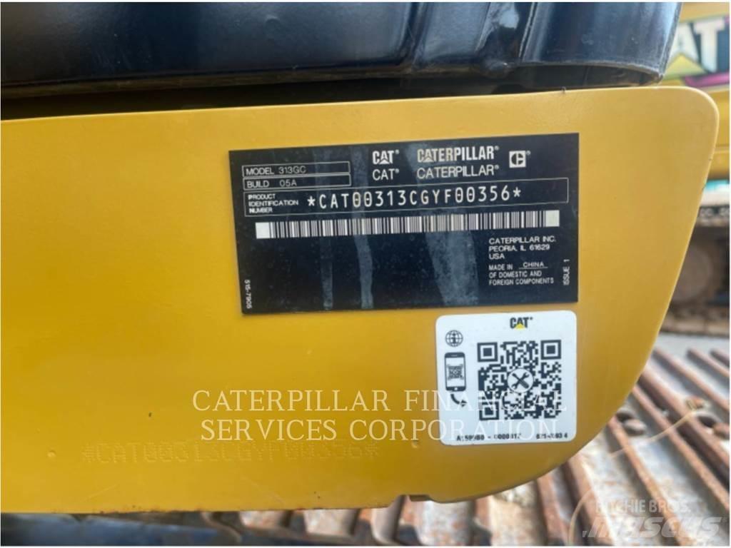 CAT 313-05GC Bageri guseničari