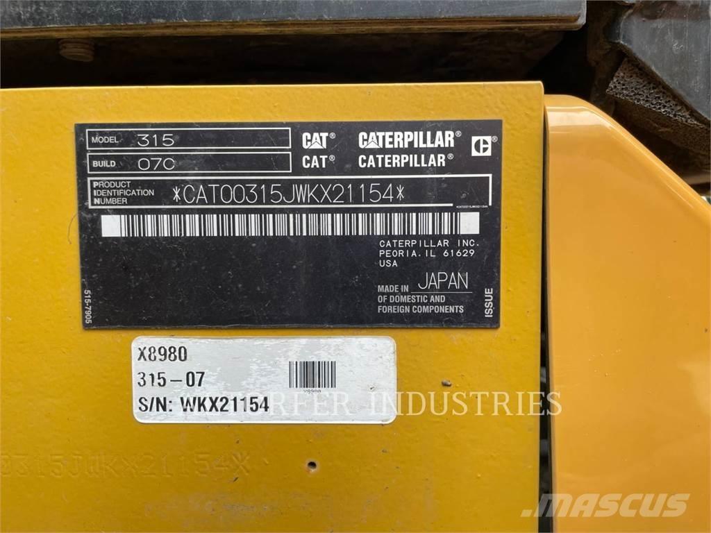 CAT 315-07 Bageri guseničari