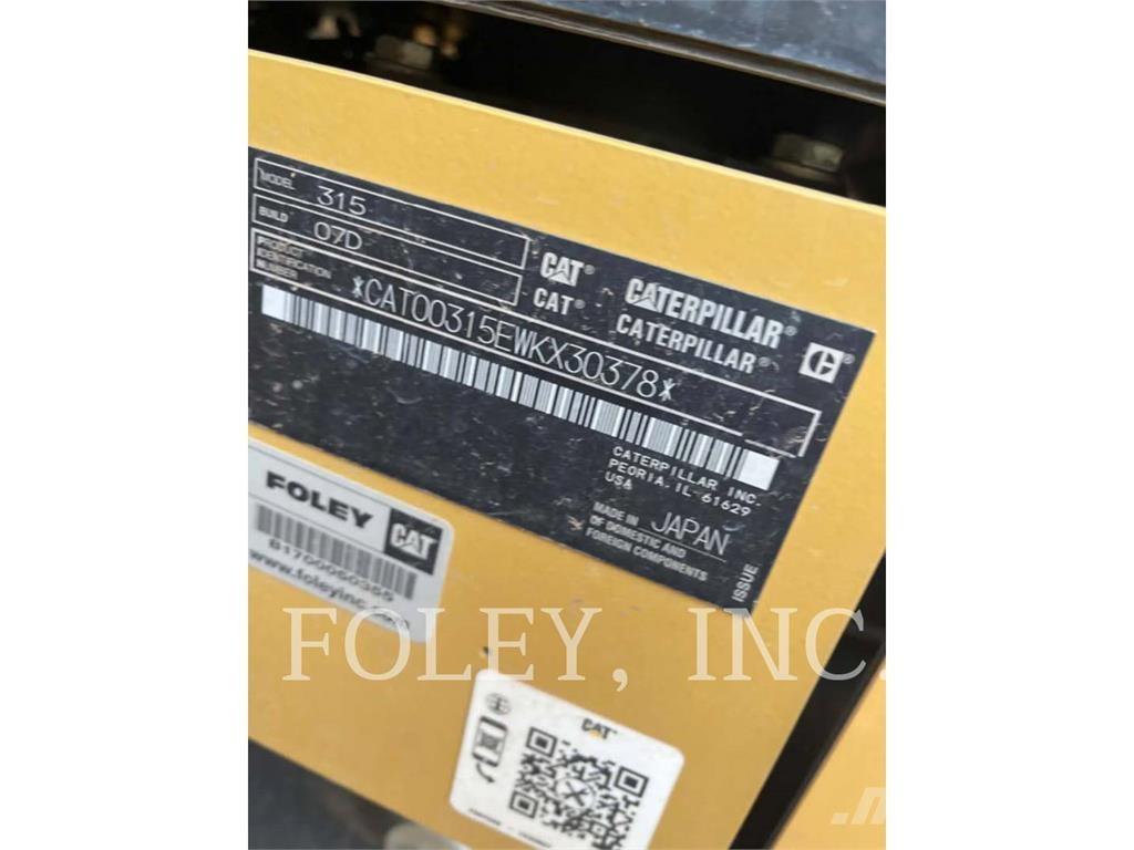 CAT 315-07 Bageri guseničari