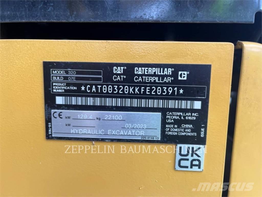 CAT 320-07D Bageri guseničari
