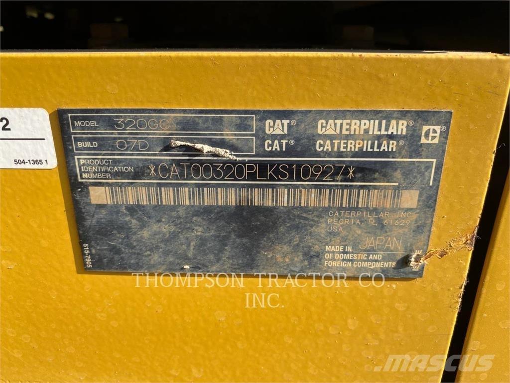 CAT 320GC Bageri guseničari
