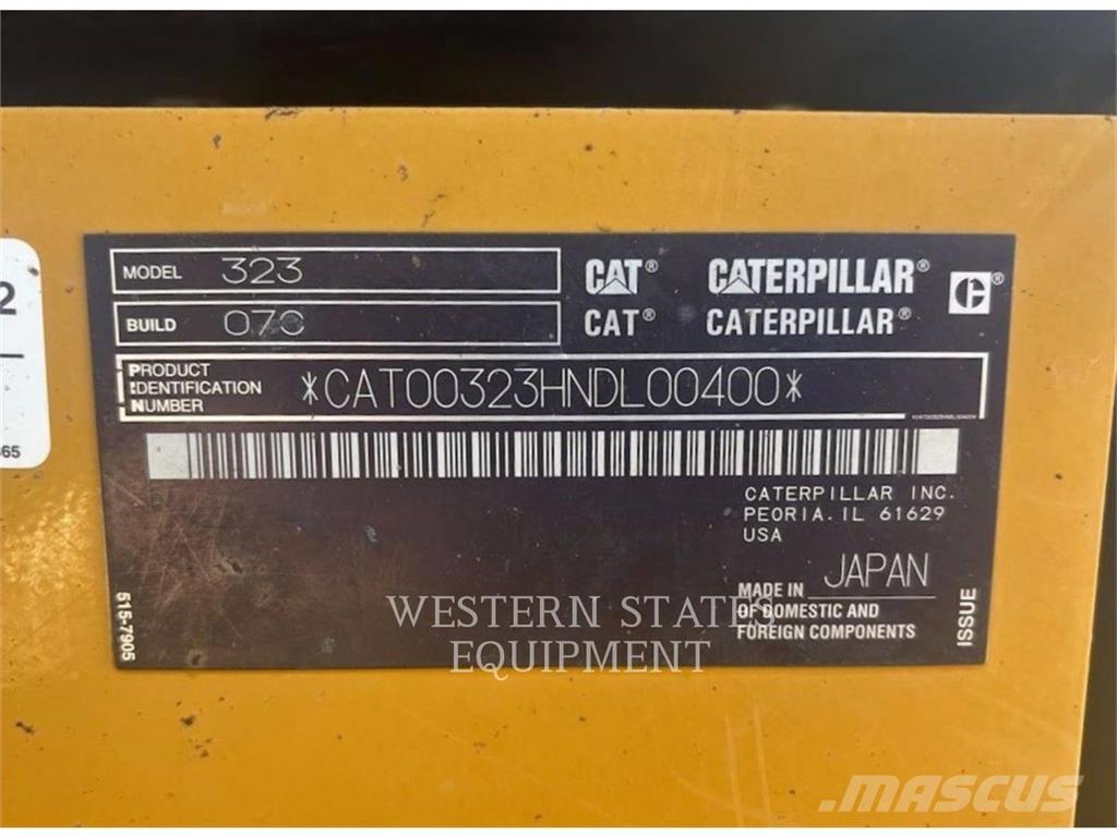 CAT 323 Bageri guseničari