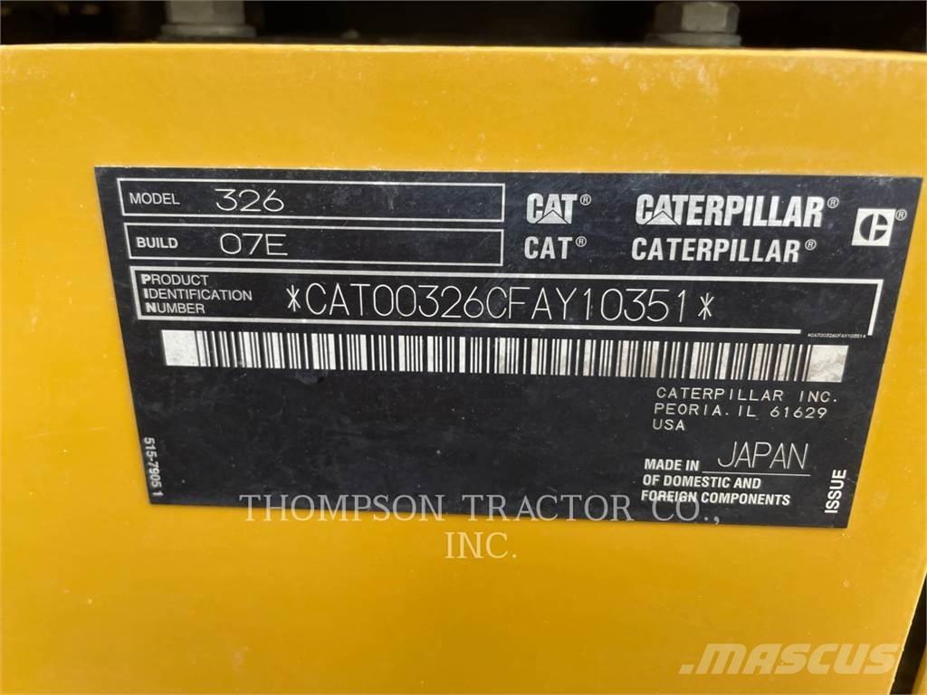 CAT 326 Bageri guseničari