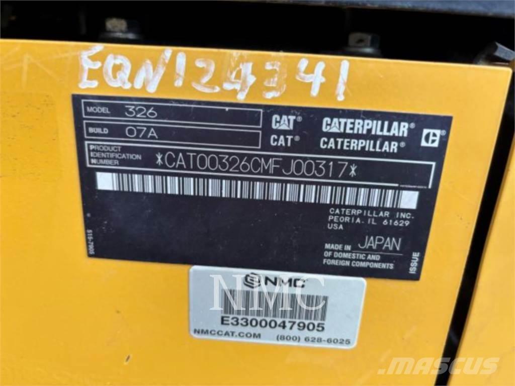 CAT 326-07 Bageri guseničari