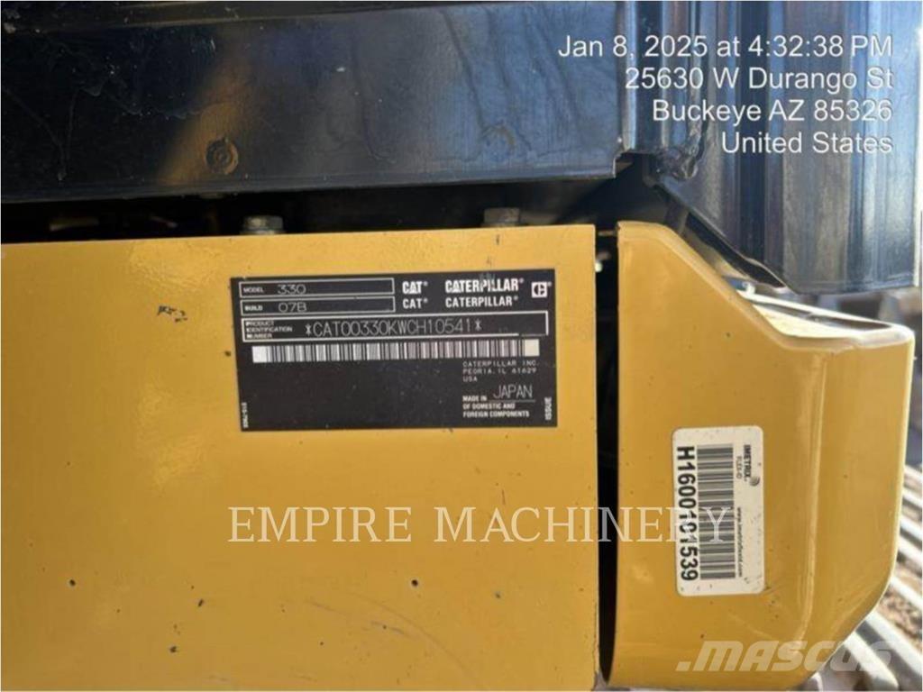 CAT 330-07 P Bageri guseničari