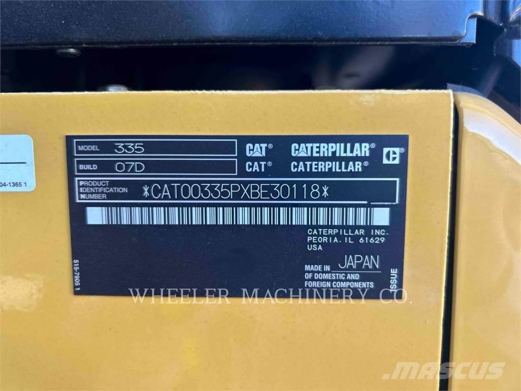 CAT 335 CF Bageri guseničari