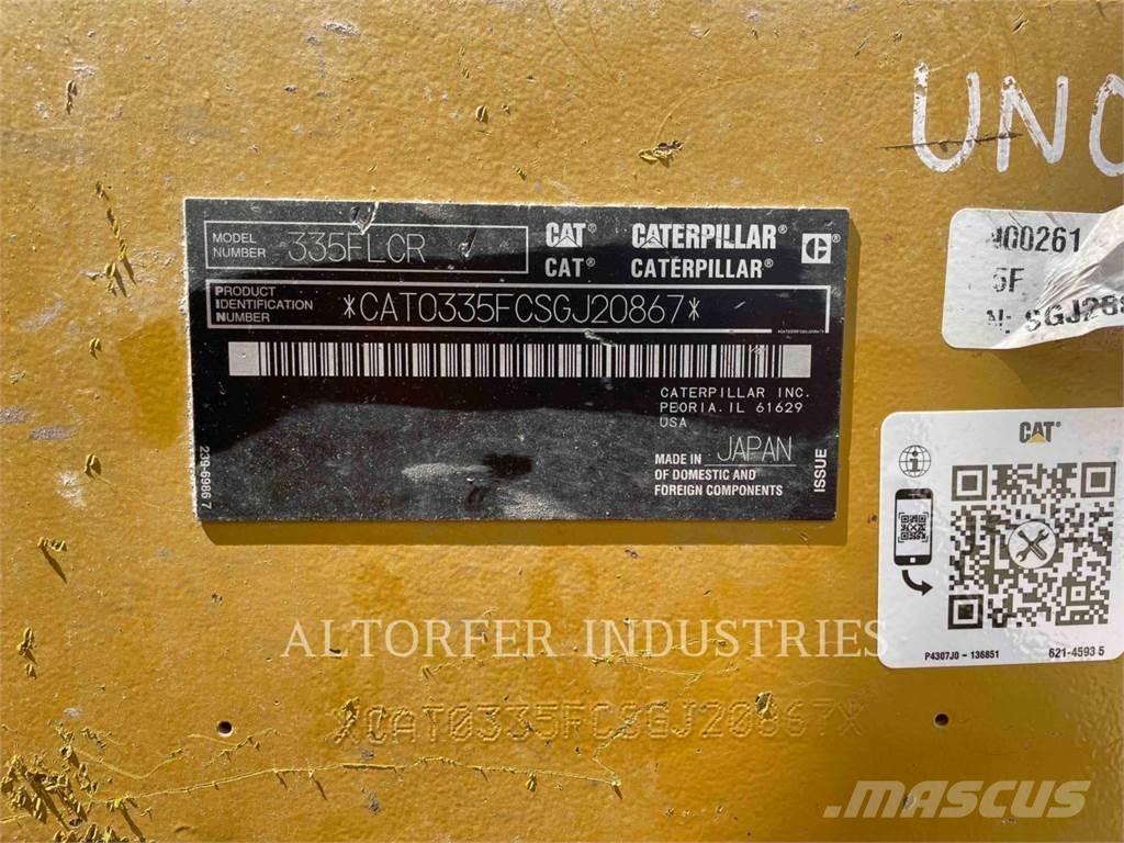 CAT 335F LCR Bageri guseničari