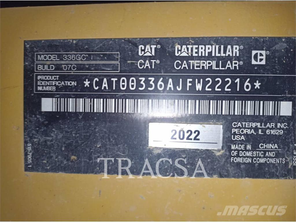 CAT 336-07GC Bageri guseničari