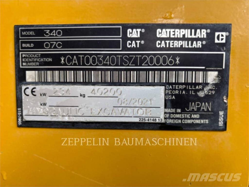 CAT 340-07A Bageri guseničari
