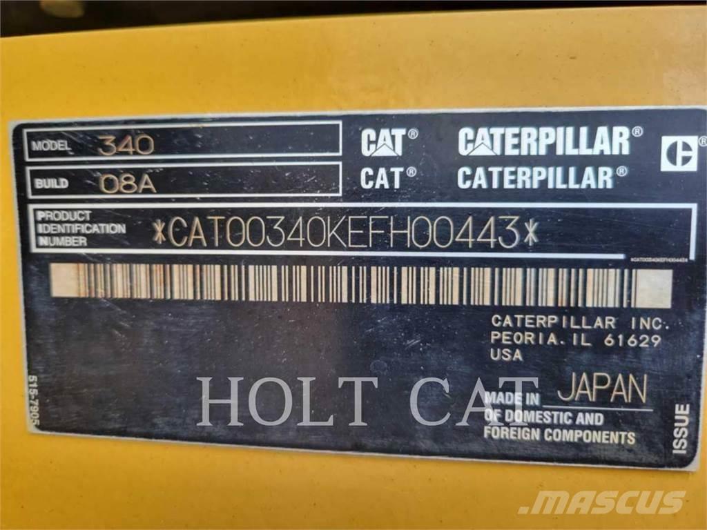 CAT 340 12 TC Bageri guseničari