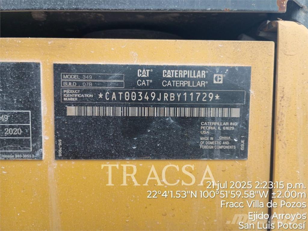 CAT 349 Bageri guseničari