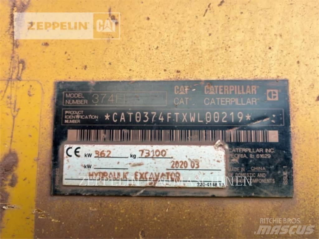 CAT 374FL Bageri guseničari