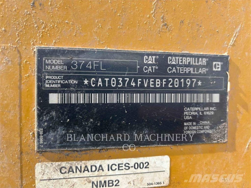 CAT 374FL Bageri guseničari