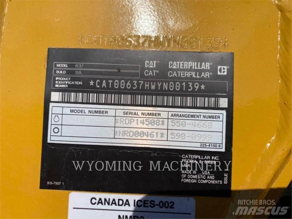 CAT 637 Polovni strugači