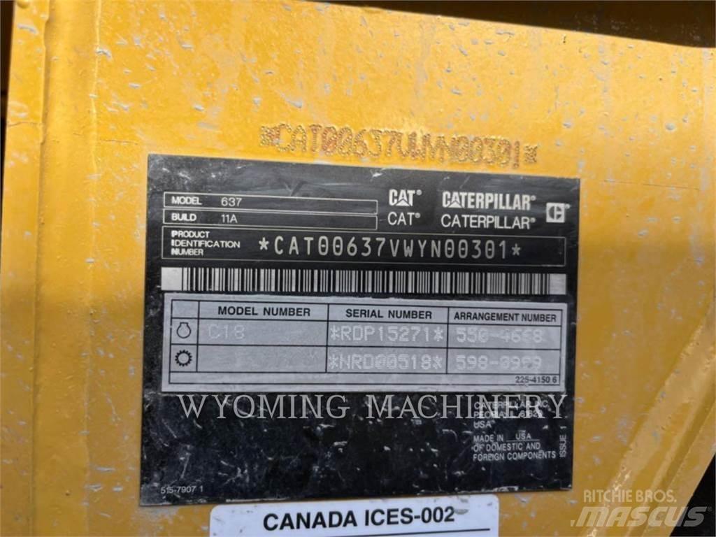CAT 637 Polovni strugači